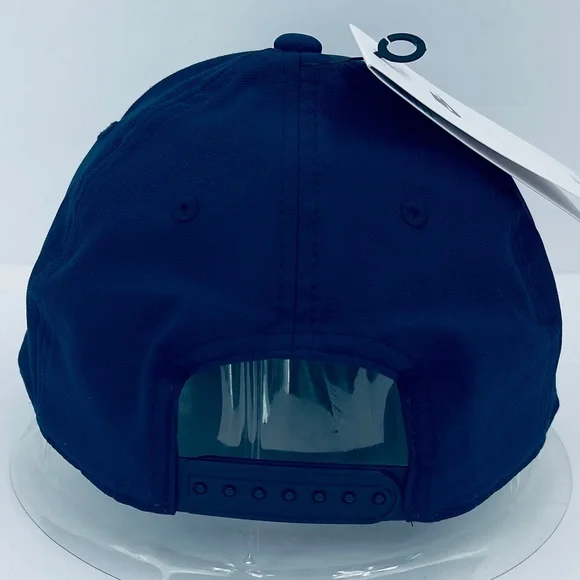 NIKE HAT/CAP UNISEX, NAVY BLUE COLOR, UNISEX, ADJ STRAP, WHITE LOGO EMBROIDERED - Picture 3 of 13